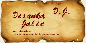 Desanka Jalić vizit kartica